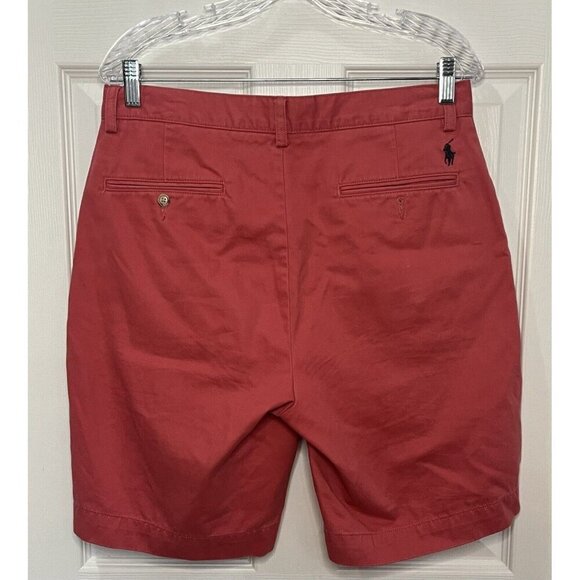 Polo Ralph Lauren Mens Prospect Shorts Size 32 Pink 100% Cotton (B4) - Picture 2 of 6